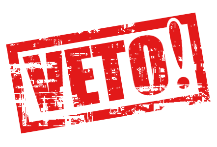 Veto | Imagem: Autor Desconhecido
